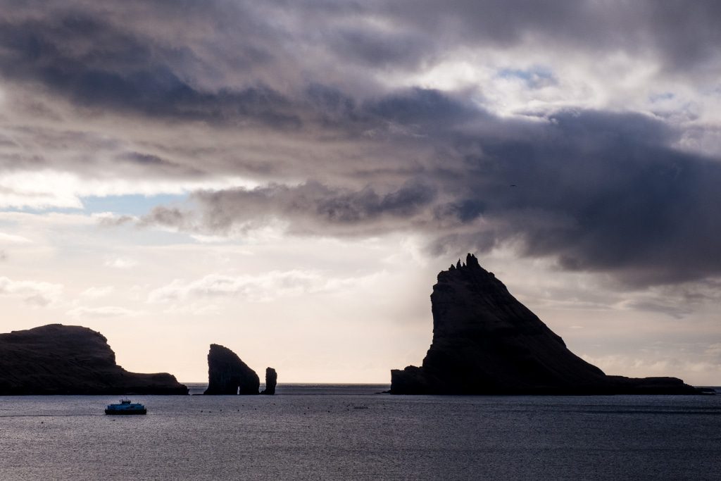 Rockformations in Bøur on the Faroe Islands